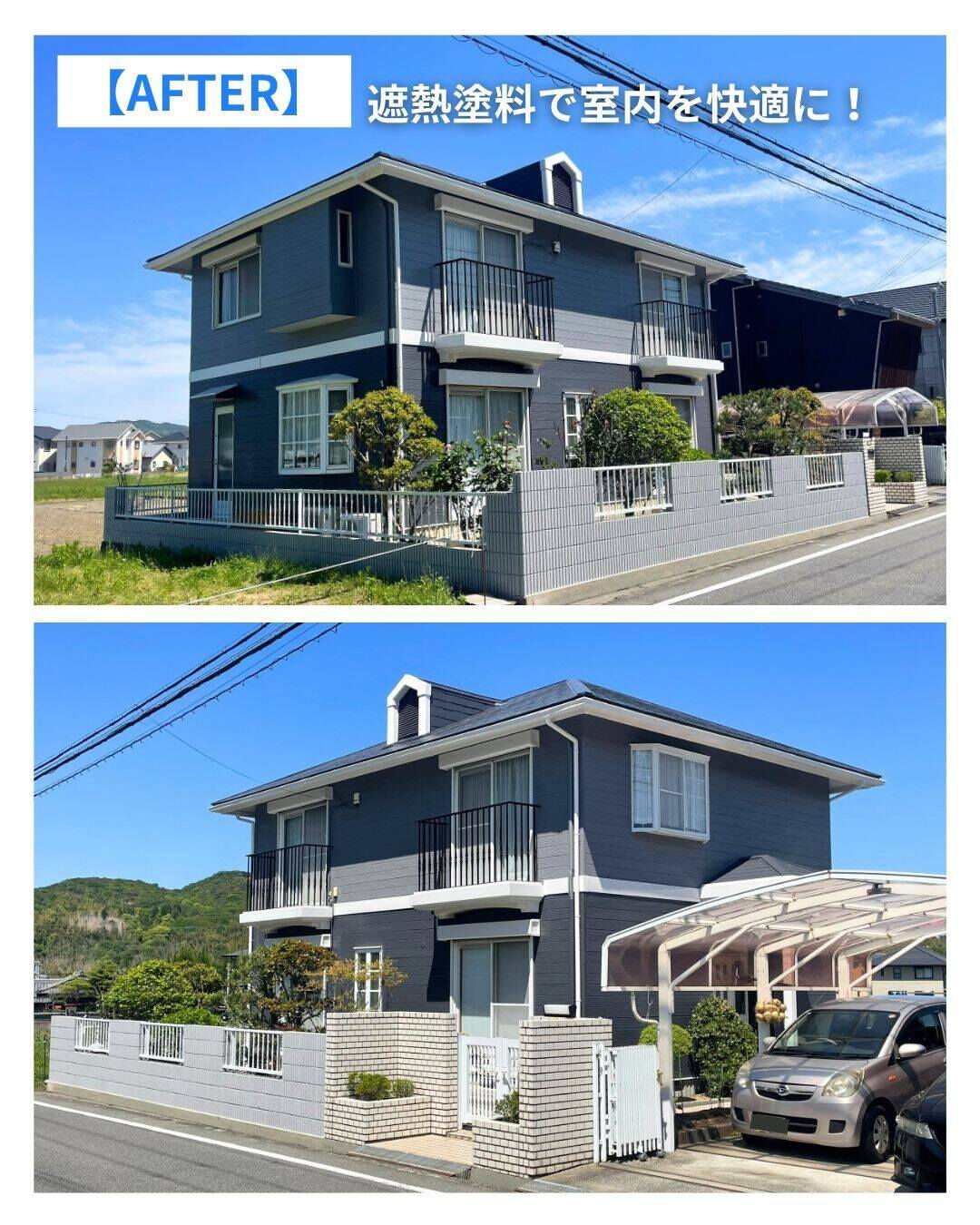 前回ご紹介した、淡路島でご依頼いただきました外壁塗装・屋根塗