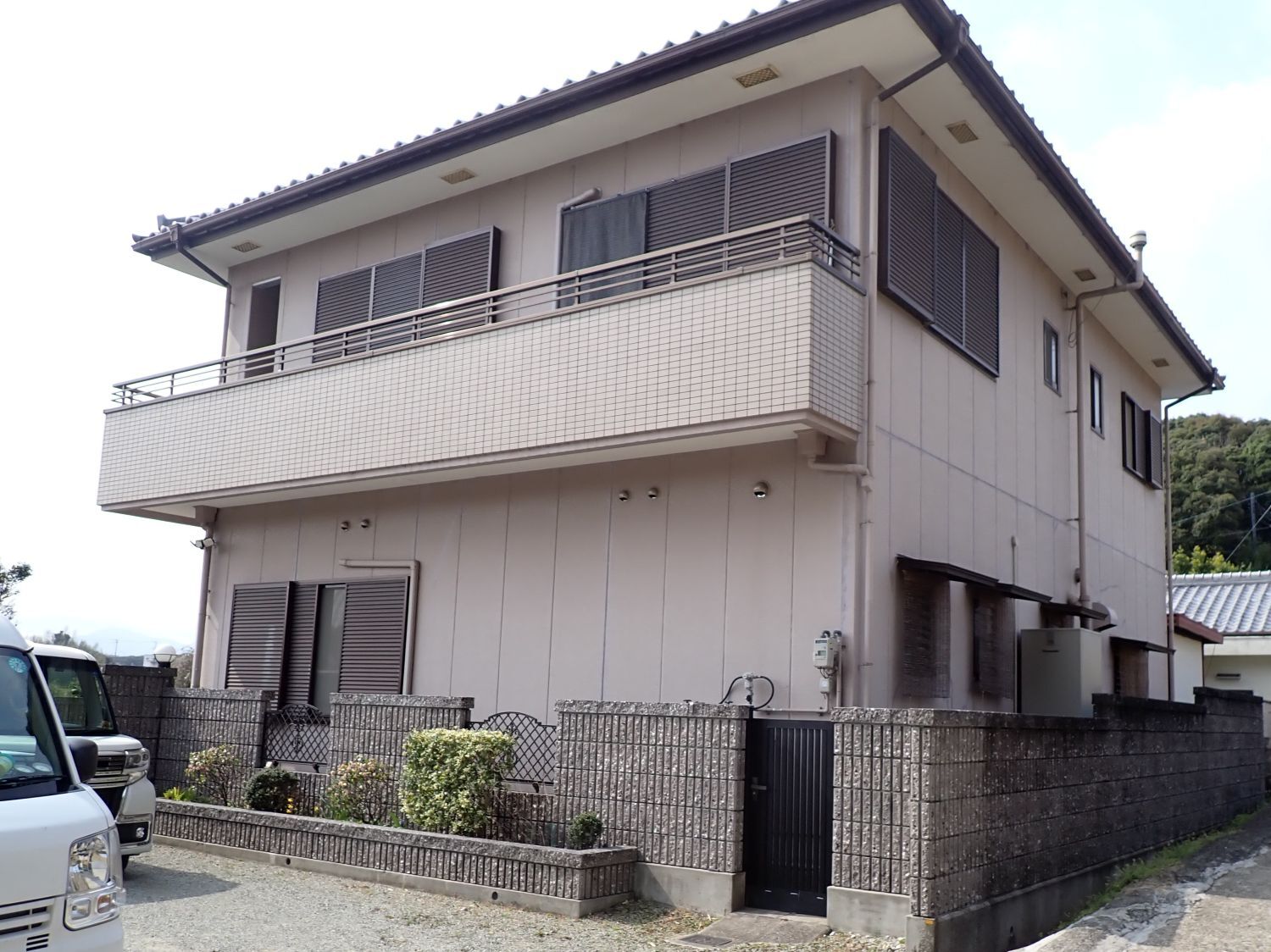 洲本市K様邸_外壁塗装施工前