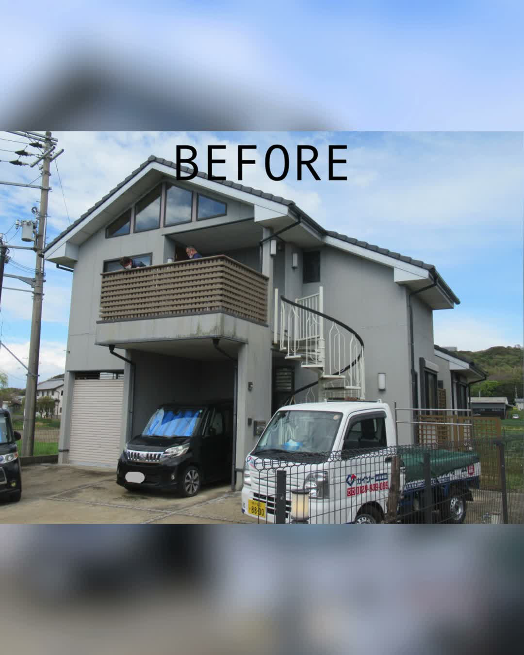 【洲本市K様邸】外壁塗装の施工事例🏠